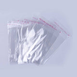 1000 pc OPP Cellophane Bags, Rectangle, Clear, 10x6cm, Unilateral Thickness: 0.035mm, Inner Measure: 7.5x6cm
