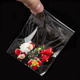 1000 pc OPP Cellophane Bags, Small Jewelry Storage Bags, Self-Adhesive Sealing Bags, Rectangle, Clear, 12x7cm, Unilateral Thickness: 0.035mm, Inner Measure: 9.5x7cm