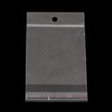 1000 pc Rectangle OPP Cellophane Bags, Clear, 12x8cm, Unilateral Thickness: 0.035mm, Inner Measure: 7.5x8cm