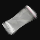1000 pc OPP Cellophane Bags, Rectangle, Clear, 17.5x7cm, Hole: 8mm, Unilateral Thickness: 0.035mm, Inner Measure: 12x7cm