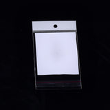 1000 pc OPP Cellophane Bags, Rectangle, Clear, 14x8cm, Unilateral Thickness: 0.045mm, Inner Measure: 8.8x8cm