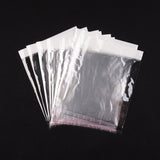 2000 pc Pearl Film Cellophane Bags, Self-Adhesive Sealing, with Hang Hole, 24x18cm, Unilateral Thickness: 0.023mm, Inner Measure: 18.5x18cm