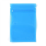 1 Bag Plastic Transparent Zip Lock Bag, Storage Bags, Self Seal Bag, Top Seal, Rectangle, Blue, 12x8x0.15cm