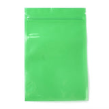 1 Bag Plastic Transparent Zip Lock Bag, Storage Bags, Self Seal Bag, Top Seal, Rectangle, Green, 18x12x0.15cm, Unilateral Thickness: 3.1 Mil(0.08mm)