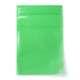 1 Bag Plastic Transparent Zip Lock Bag, Storage Bags, Self Seal Bag, Top Seal, Rectangle, Green, 18x12x0.15cm, Unilateral Thickness: 3.1 Mil(0.08mm)