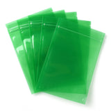 1 Bag Plastic Transparent Zip Lock Bag, Storage Bags, Self Seal Bag, Top Seal, Rectangle, Green, 18x12x0.15cm, Unilateral Thickness: 3.1 Mil(0.08mm)