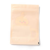 1 Bag Plastic Zip Lock Bag, Storage Bags, Self Seal Bag, Top Seal, with Cup Shape Window, Rectangle, Light Salmon, Duck Pattern, 18x13x0.15cm, Unilateral Thickness: 3.9 Mil(0.1mm)