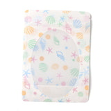 1 Bag Plastic Zip Lock Bag, Storage Bags, Self Seal Bag, Top Seal, with Oval Shape Window, Rectangle, Beach Theme Pattern, Colorful, 18x13x0.15cm, Unilateral Thickness: 3.9 Mil(0.1mm)