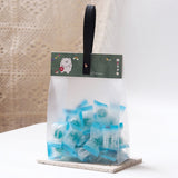 1 Bag Plastic Transparent Gift Bag, Storage Bags, Self Seal Bag, Top Seal, Rectangle, with Cartoon Card and Sling, Hole and Nail, Medium Sea Green, 21.5x10x5cm, 10set/bag