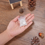 1 Set 200 Pack 3 Mil Clear Resealable Heavy Duty Plastic Reclosable Zipper Bags - 1.5 x 2.5(4 x 6cm) for Food Craft Storage