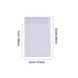 1 Set 200 Pack 3 Mil Clear Resealable Heavy Duty Plastic Reclosable Zipper Bags - 1.5 x 2.5(4 x 6cm) for Food Craft Storage