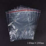 1 Bag Plastic Zip Lock Bags, Resealable Packaging Bags, Top Seal, Self Seal Bag, Rectangle, Red, 20x14cm, Unilateral Thickness: 1.3 Mil(0.035mm)