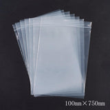 1 Bag Plastic Zip Lock Bags, Resealable Packaging Bags, Top Seal, Self Seal Bag, Rectangle, White, 15x10cm, Unilateral Thickness: 3.9 Mil(0.1mm), 100pcs/bag