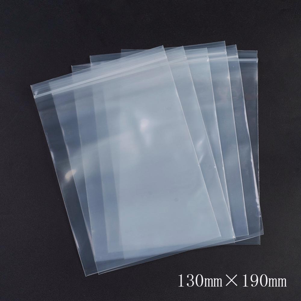 White Clear Self Seal Bags Plastic Retail Packaging Pouches Reclosable Hang  Hole