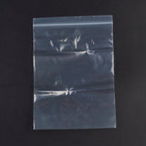 1 Bag Plastic Zip Lock Bags, Resealable Packaging Bags, Top Seal, Self Seal Bag, Rectangle, White, 20x14cm, Unilateral Thickness: 3.9 Mil(0.1mm), 100pcs/bag