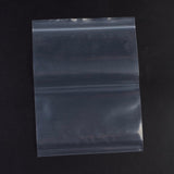 1 Bag Plastic Zip Lock Bags, Resealable Packaging Bags, Top Seal, Self Seal Bag, Rectangle, White, 20x15cm, Unilateral Thickness: 3.9 Mil(0.1mm), 100pcs/bag