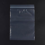 1 Bag Plastic Zip Lock Bags, Resealable Packaging Bags, Top Seal, Self Seal Bag, Rectangle, White, 24x16cm, Unilateral Thickness: 3.9 Mil(0.1mm), 100pcs/bag