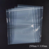 1 Bag Plastic Zip Lock Bags, Resealable Packaging Bags, Top Seal, Self Seal Bag, Rectangle, White, 33x23cm, Unilateral Thickness: 3.9 Mil(0.1mm), 100pcs/bag