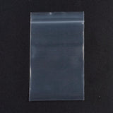 1 Bag Plastic Zip Lock Bags, Resealable Packaging Bags, Top Seal, Self Seal Bag, Rectangle, White, 8x5cm, Unilateral Thickness: 3.9 Mil(0.1mm), 100pcs/bag