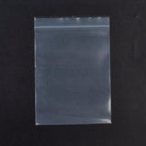 1 Bag Plastic Zip Lock Bags, Resealable Packaging Bags, Top Seal, Self Seal Bag, Rectangle, White, 13x9cm, Unilateral Thickness: 3.9 Mil(0.1mm), 100pcs/bag