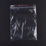 1 Bag Plastic Zip Lock Bags, Resealable Packaging Bags, Top Seal, Self Seal Bag, Rectangle, Red, 17x12cm, Unilateral Thickness: 1.1 Mil(0.028mm)
