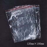 1 Bag Plastic Zip Lock Bags, Resealable Packaging Bags, Top Seal, Self Seal Bag, Rectangle, Red, 18x12cm, Unilateral Thickness: 1.1 Mil(0.028mm)