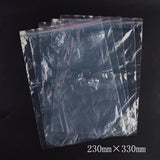1 Bag Plastic Zip Lock Bags, Resealable Packaging Bags, Top Seal, Self Seal Bag, Rectangle, Red, 33x23cm, Unilateral Thickness: 1.1 Mil(0.028mm)