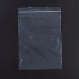 1 Bag Plastic Zip Lock Bags, Resealable Packaging Bags, Top Seal, Self Seal Bag, Rectangle, White, 16x11cm, Unilateral Thickness: 2.1 Mil(0.055mm), 100pcs/bag