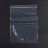 1 Bag Plastic Zip Lock Bags, Resealable Packaging Bags, Top Seal, Self Seal Bag, Rectangle, White, 22x15cm, Unilateral Thickness: 2.1 Mil(0.055mm), 100pcs/bag