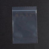 1 Bag Plastic Zip Lock Bags, Resealable Packaging Bags, Top Seal, Self Seal Bag, Rectangle, White, 9x6cm, Unilateral Thickness: 2.1 Mil(0.055mm), 100pcs/bag