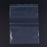 1 Bag Plastic Zip Lock Bags, Resealable Packaging Bags, Top Seal, Self Seal Bag, Rectangle, White, 33x23cm, Unilateral Thickness: 3.1 Mil(0.08mm), 100pcs/bag