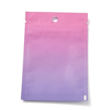 1 Bag Plastic Zip Lock Bag, Storage Bags, Self Seal Bag, Top Seal, with Window and Hang Hole, Rectangle, Orchid, 12x8x0.25cm, Unilateral Thickness: 3.1 Mil(0.08mm), 95~100pcs/bag