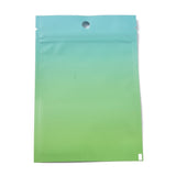 1 Bag Plastic Zip Lock Bag, Storage Bags, Self Seal Bag, Top Seal, with Window and Hang Hole, Rectangle, Green, 15x10x0.25cm, Unilateral Thickness: 3.9 Mil(0.1mm), 95~100pcs/bag