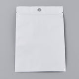 1 Bag Plastic Zip Lock Bag, Storage Bags, Self Seal Bag, Top Seal, with Window and Hang Hole, Rectangle, White, 15x10x0.25cm, Unilateral Thickness: 3.9 Mil(0.1mm), 95~100pcs/bag