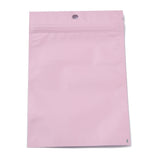 1 Bag Plastic Zip Lock Bag, Storage Bags, Self Seal Bag, Top Seal, with Window and Hang Hole, Rectangle, Pink, 18x12x0.25cm, Unilateral Thickness: 3.9 Mil(0.1mm), 95~100pcs/bag