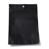 1 Bag Plastic Zip Lock Bag, Storage Bags, Self Seal Bag, Top Seal, with Window and Hang Hole, Rectangle, Black, 18x12x0.25cm, Unilateral Thickness: 3.9 Mil(0.1mm), 95~100pcs/bag