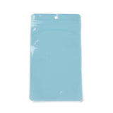 100 pc Plastic Zip Lock Bag, Storage Bags, Self Seal Bag, Top Seal, with Window and Hang Hole, Rectangle, Light Blue, 21x12x0.15cm, Unilateral Thickness: 3.3 Mil(0.085mm)