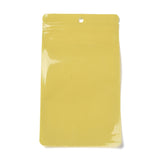 100 pc Plastic Zip Lock Bag, Storage Bags, Self Seal Bag, Top Seal, with Window and Hang Hole, Rectangle, Yellow, 21x12x0.15cm, Unilateral Thickness: 3.3 Mil(0.085mm)