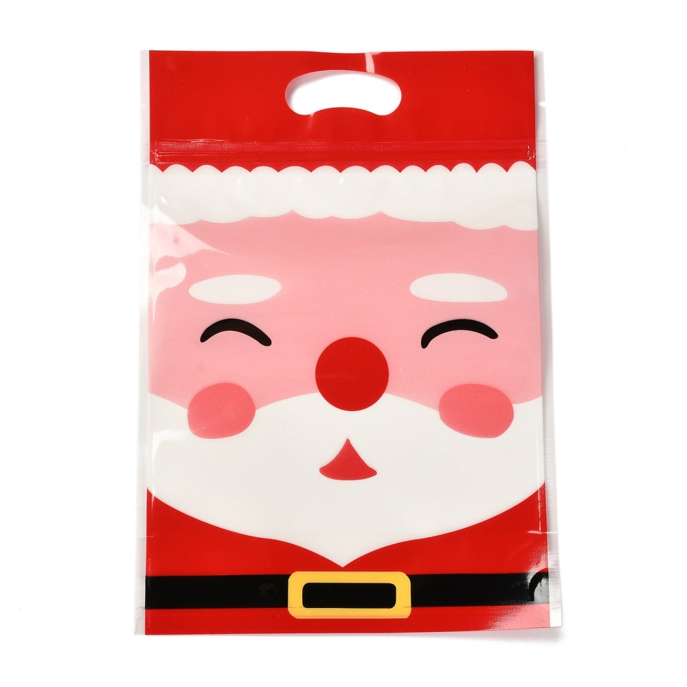 Craspire 1 Bag Christmas Theme Rectangle Plastic Zip Lock Candy Storage  Bags, Self Seal Bag, for Biscuit & Candy Packaging, Santa Claus,  220x155x0.1mm, 50pcs/bag – CRASPIRE