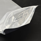 1000 pc Aluminum Foil PVC Zip Lock Bags, Resealable Packaging Bags, Top Seal, Self Seal Bag, Rectangle, Silver, 16x9cm
