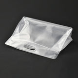 50 pc Plastic Zip Lock Bag, Plastic Stand up Pouch, Resealable Bags, with Window, Clear, 17x24x0.05cm
