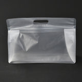 50 pc Plastic Zip Lock Bag, Plastic Stand up Pouch, Resealable Bags, with Window, Clear, 17x24x0.05cm
