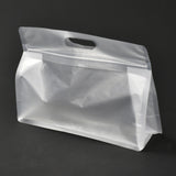 50 pc Plastic Zip Lock Bag, Plastic Stand up Pouch, Resealable Bags, with Window, Clear, 17x24x0.05cm