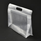 50 pc Plastic Zip Lock Bag, Plastic Stand up Pouch, Resealable Bags, with Window, Clear, 21.3x28x0.08cm