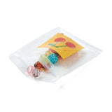 50 pc Rectangle Plastic Zip Lock Candy Bag, Storage Bags, Self Seal Bag, Top Seal, Cherry Pattern, 8x6x0.2cm