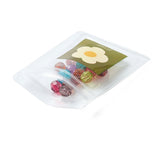 50 pc Rectangle Plastic Zip Lock Candy Bag, Storage Bags, Self Seal Bag, Top Seal, Flower Pattern, 8x6x0.2cm