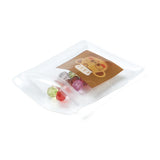 50 pc Rectangle Plastic Zip Lock Candy Bag, Storage Bags, Self Seal Bag, Top Seal, Bear Pattern, 8x6x0.2cm