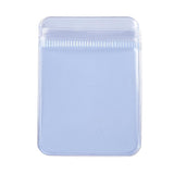5 Bag Rectangle PVC Zip Lock Bags, Top Seal Thick Bags, Light Blue, 7x5cm, unilateral thickness: 0.3mm, about 100pcs/bag