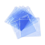 3 Bag Rectangle PVC Zip Lock Bags, Top Seal Thin Bags, Clear, 15x15cm, unilateral thickness: 0.2mm, about 100pcs/bag