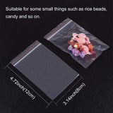 5 Bag Elite 500 pcs 12x8cm Clear Resealable Zipper Bags Sealed Storage Bags Zip Lock Bags Seal Top Bag for Beads Candy Earrings Jewelry Packaging